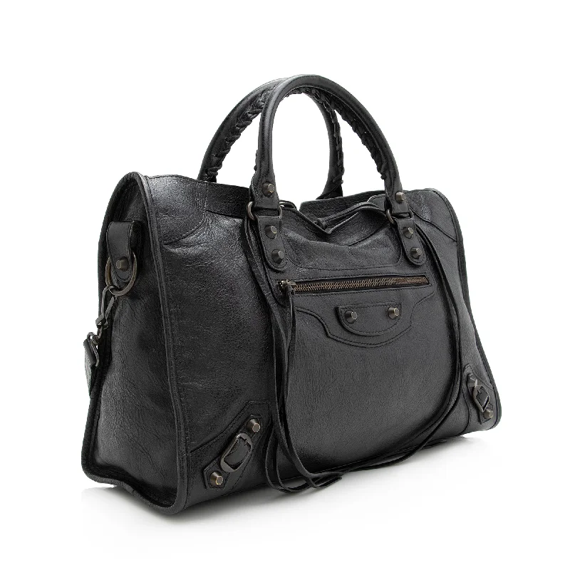 Balenciaga Agneau Classic City Satchel (SHF-22758)