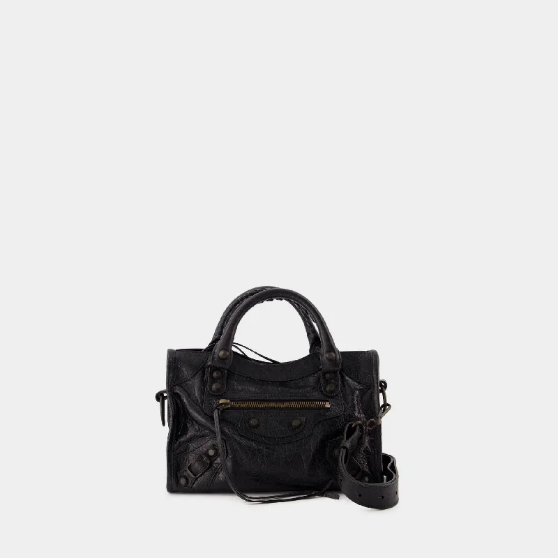 Le City Mini Purse - Balenciaga - Leather - Black