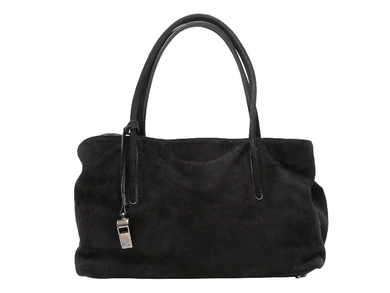 Black Stuart Weitzman Suede Shoulder Bag