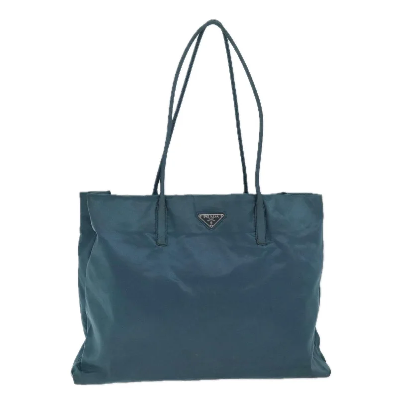 PRADA Tote Bag Nylon Blue Auth 80573