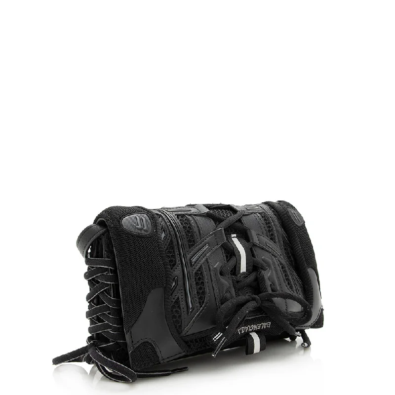 Balenciaga Nylon SneakerHead Phone Holder Crossbody Bag (SHF-22934)