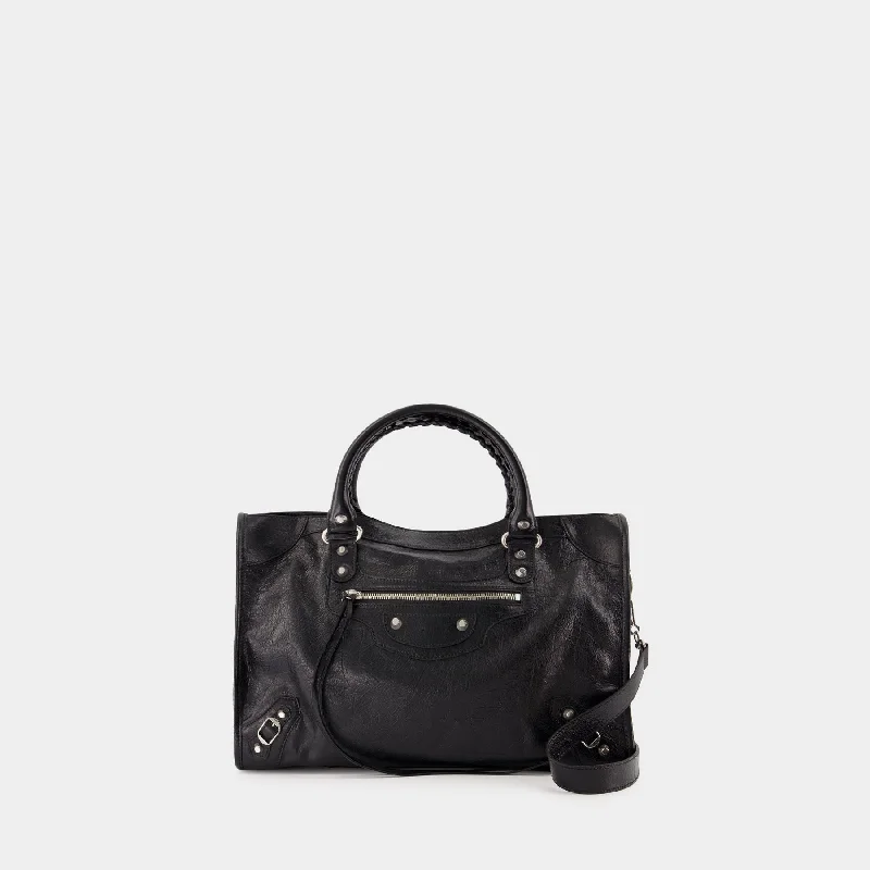 Le City M Purse - Balenciaga - Leather - Black