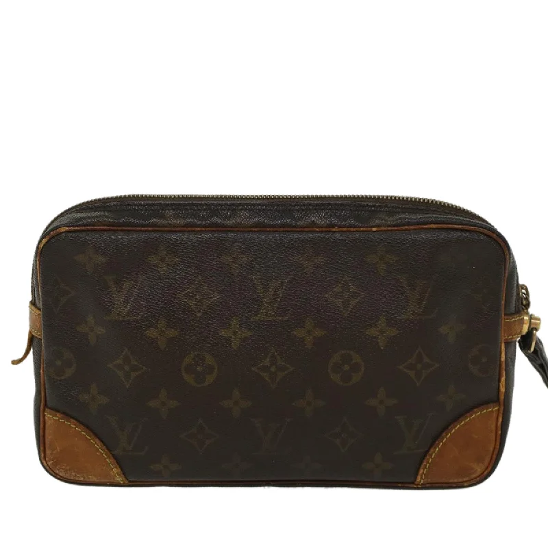 LOUIS VUITTON Monogram Marly Dragonne GM Clutch Bag M51825 LV  44834