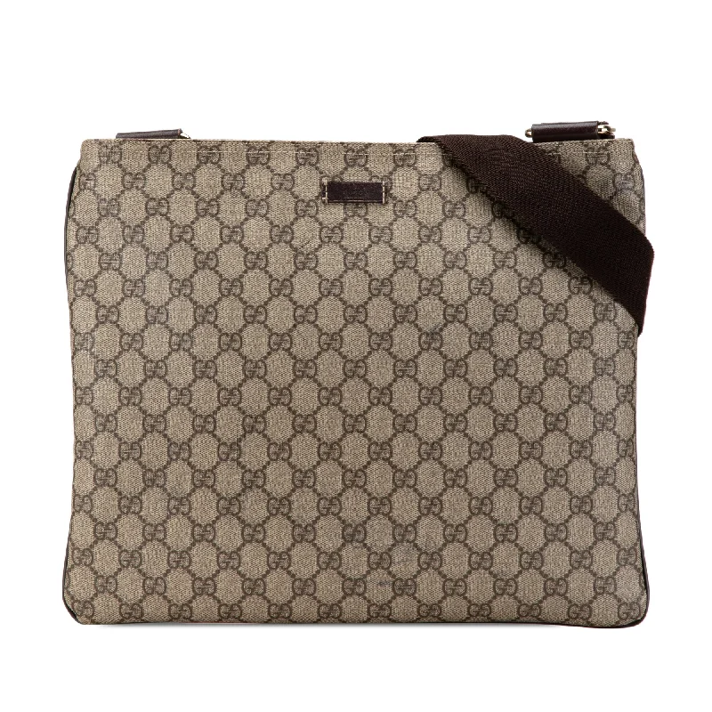 Brown Gucci GG Supreme Crossbody