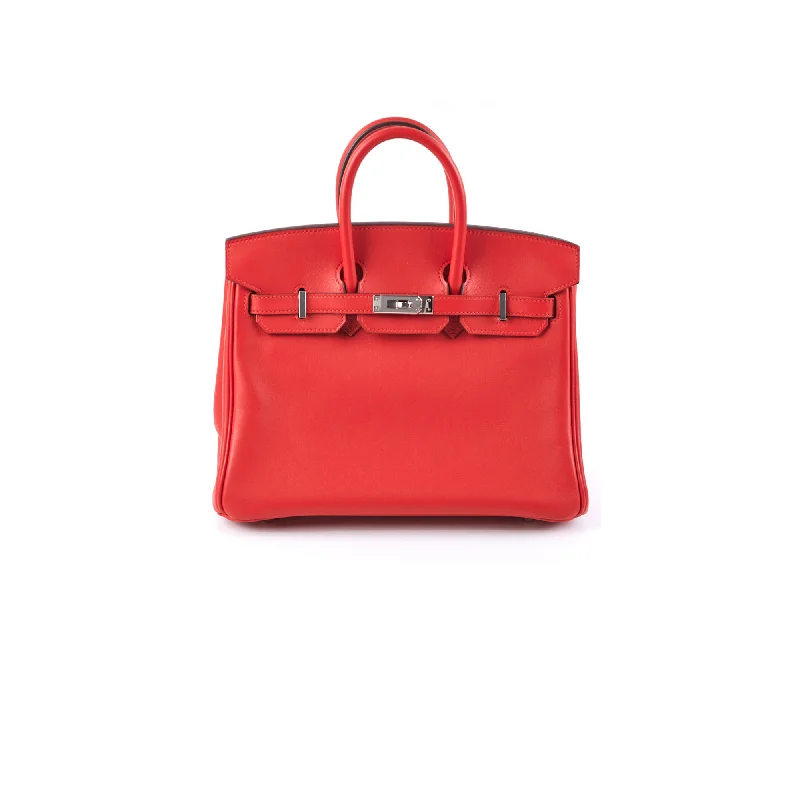 Hermes Birkin 25 Red Swift D Stamp (2019)