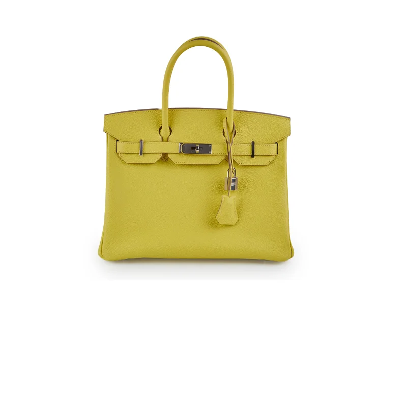 Hermes Birkin 30 Epsom Lime - Y Stamp