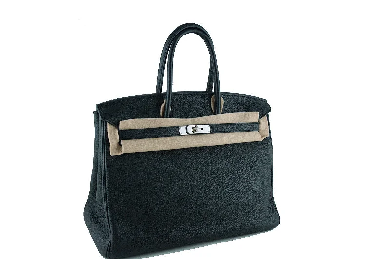 Hermes 35cm Birkin Bag, Black Togo PHW "O" Stamp