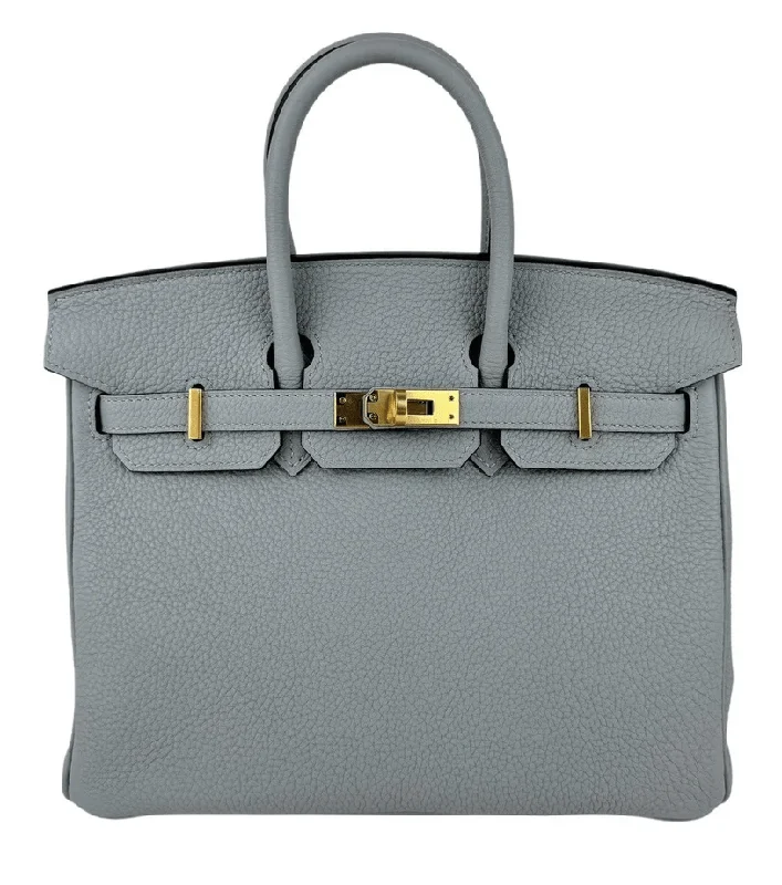 Hermes Birkin 25 Blue glacier Togo GHW #W SKCB-127400