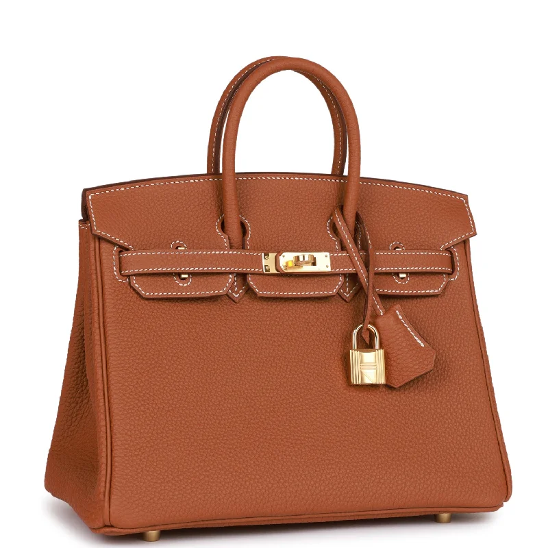 Hermes Birkin 25 Gold Togo Gold Hardware