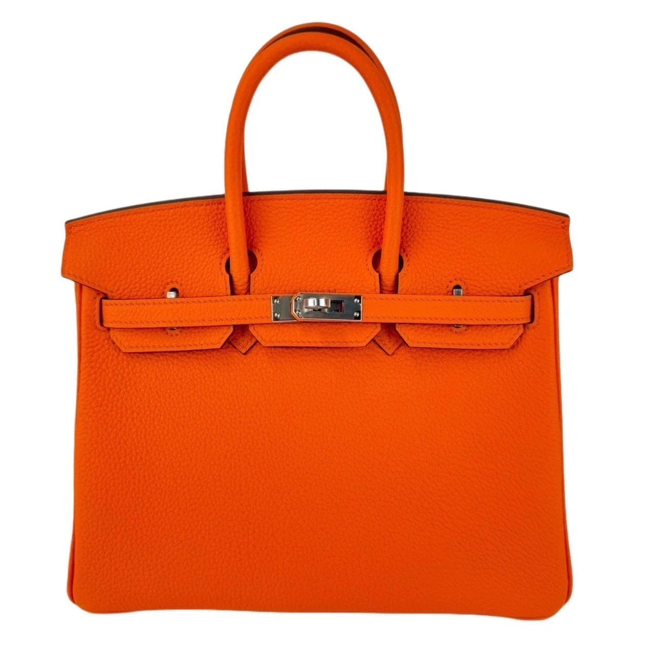 Hermes Birkin 25 Orange Minium Togo PHW #B SKCB-105347