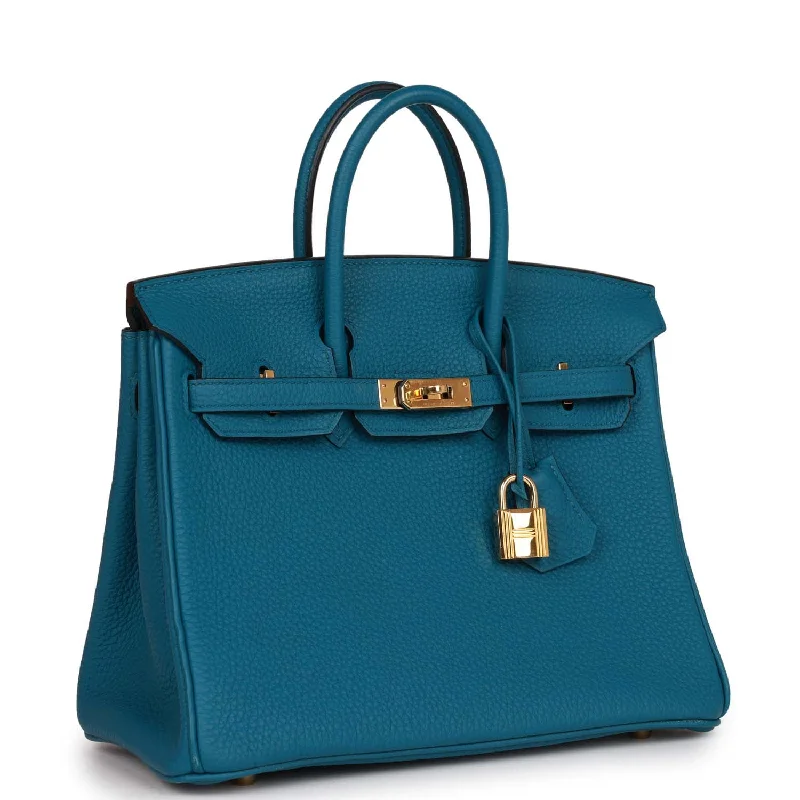 Hermes Birkin 25 Colvert Togo Gold Hardware