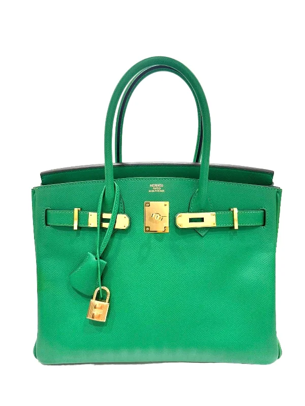 Hermès Birkin 30 Bamboo Epsom GHW #R SKC1706