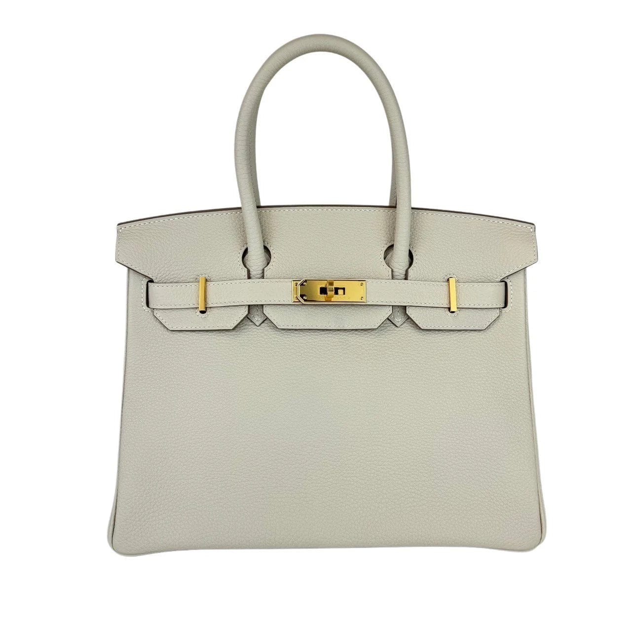 **Hermes Birkin 30 Craie Togo GHW #B SKCB-113875