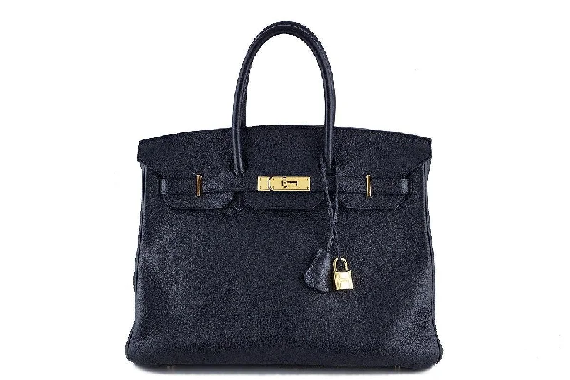 Hermes Black Togo 35cm Birkin Bag GHW