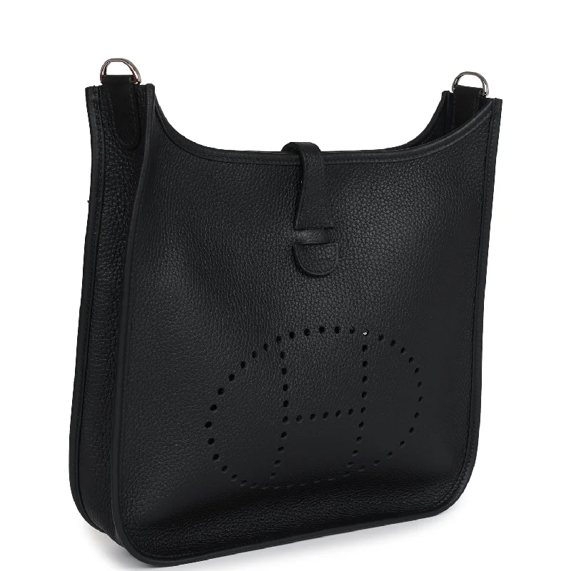 Hermes Evelyne III PM Black Clemence Palladium Hardware