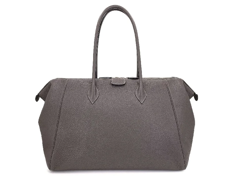 Hermès Paris Bombay Etoupe Clemence Taupe 37 Tote Bag PHW