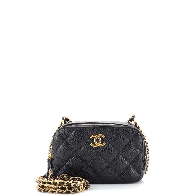 CC For You Camera Bag Quilted Caviar Mini