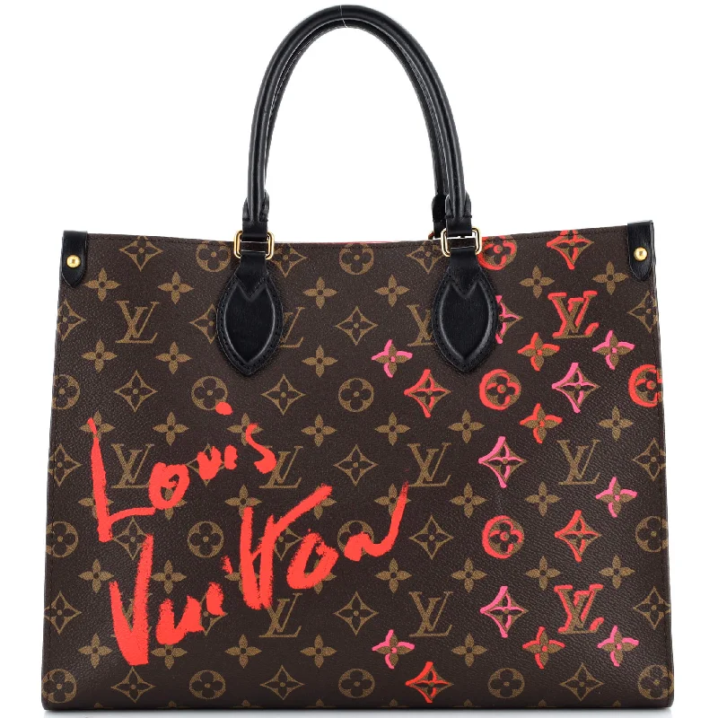 OnTheGo Tote Limited Edition Fall in Love Monogram Canvas MM